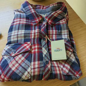 NWT Faherty Reba Shirt, L